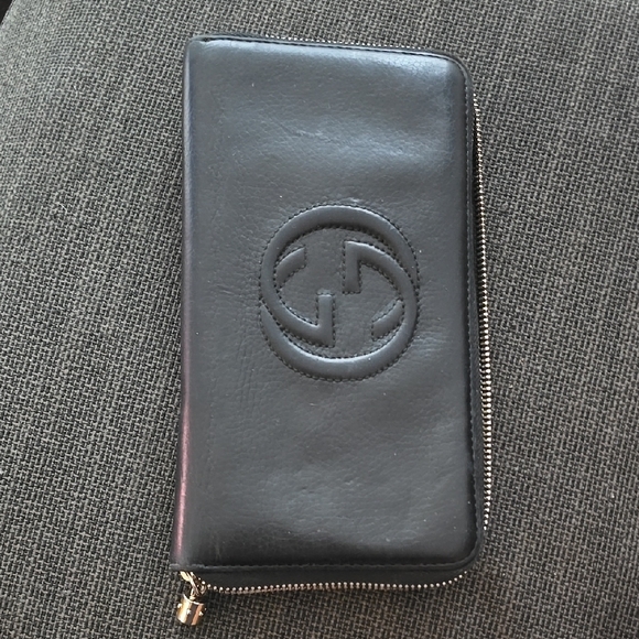 Gucci Black Leather Wallet - Picture 1 of 6